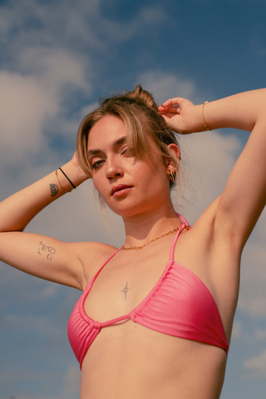 SOLEA - Triangulito clásico / Solid Pink